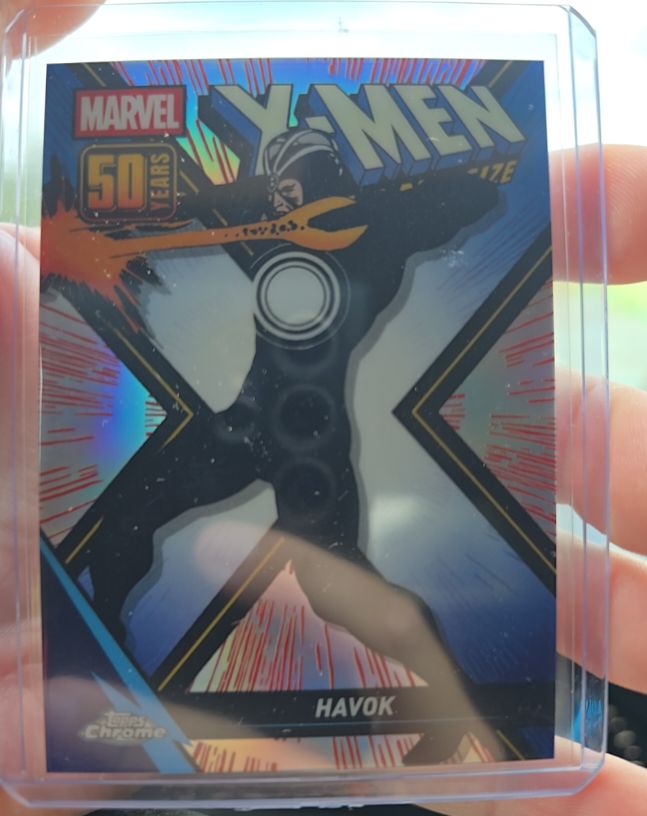2025 Topps Chrome Marvel 50 Years X-Men Giant Size #XM-9 Havok — front