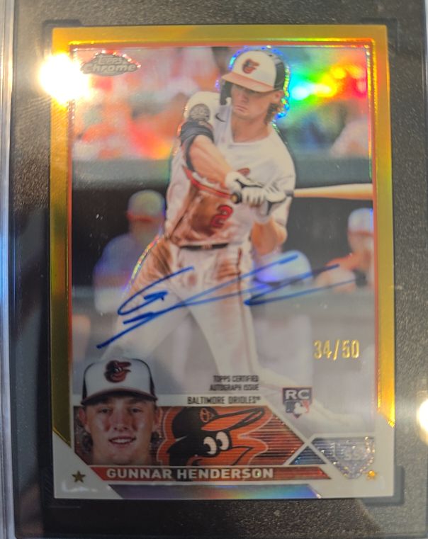 2023 Topps Chrome #RC Gunnar Henderson — front