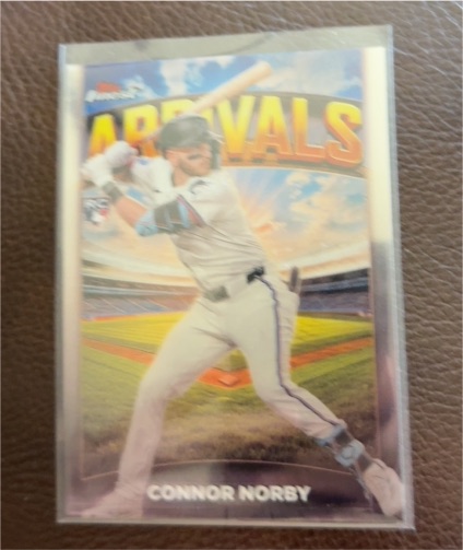 2025 Topps Finest #A-17 Connor Norby — front