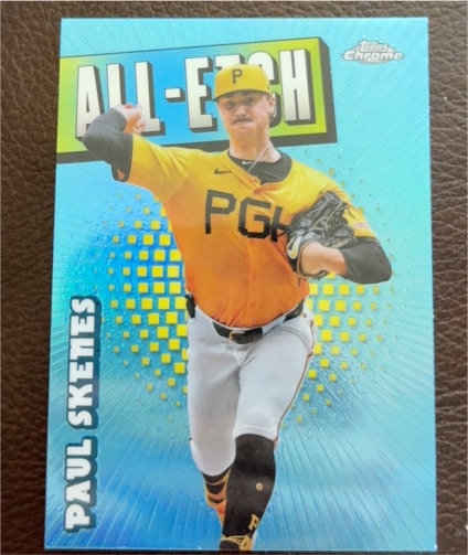 2025 Topps Chrome #CAE-18 Paul Skenes Chrome All-Etch — front