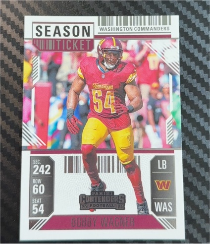 2024 Panini Contenders #100 Bobby Wagner Season Ticket — front