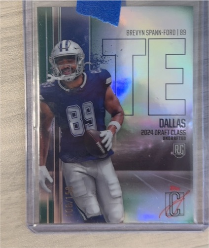2024 Topps Signature Class #89 Brevyn Spann-Ford — front