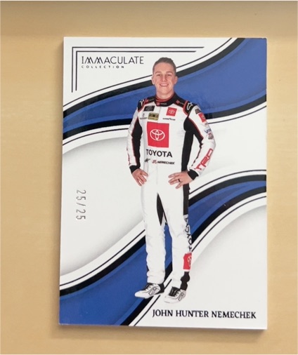 2023 Panini Chronicles Immaculate Collection #25 John Hunter Nemechek — front