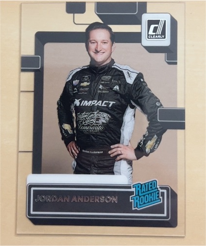 2023 Panini Chronicles Clearly Donruss #30 Jordan Anderson — front