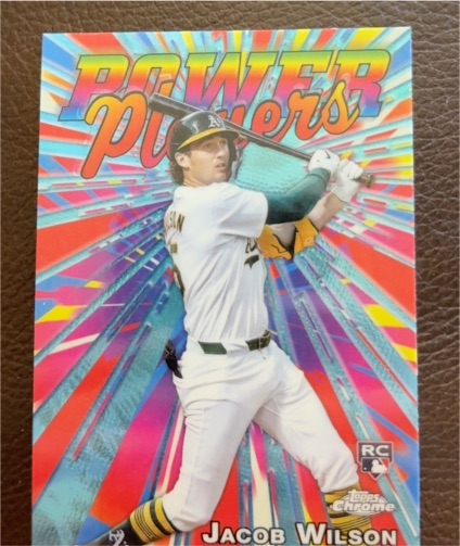 2025 Topps Chrome #PP-22 Jacob Wilson Power Players — front