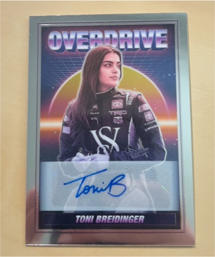 2023 Panini Chronicles Overdrive #12 Toni Breidinger — front