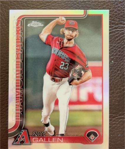 2025 Topps Chrome #4 Zac Gallen — front