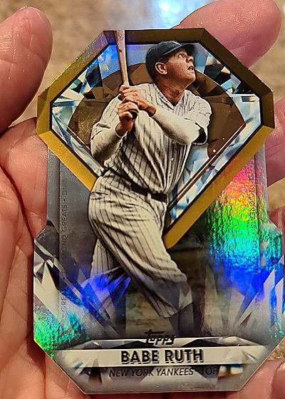 2022 Topps Diamond Greats Die-Cuts #DGDC-19 Babe Ruth — front