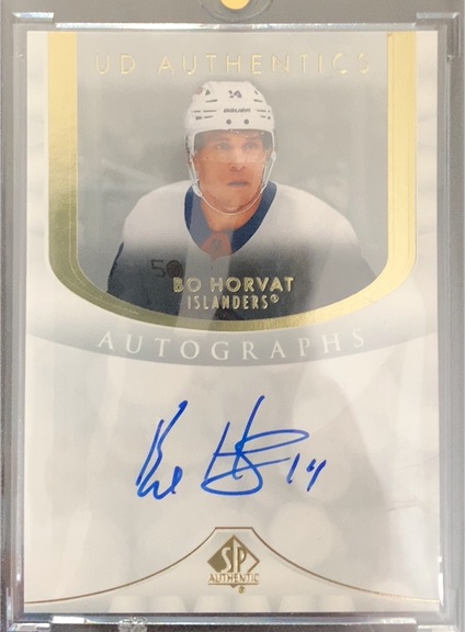 2023-24 SP Authentic UD Authentics #UDA-BH Bo Horvat — front