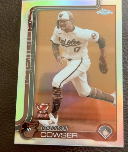 2025 Topps Chrome #17 Colton Cowser — front