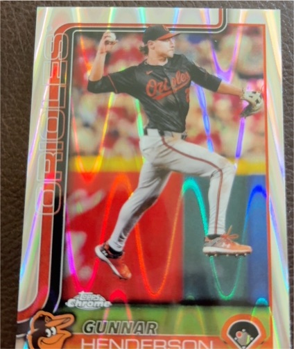 2025 Topps Chrome #65 Gunnar Henderson — front