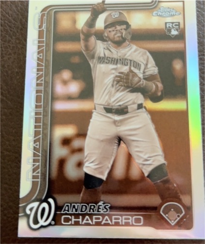 2025 Topps Chrome #187 Andrés Chaparro — front