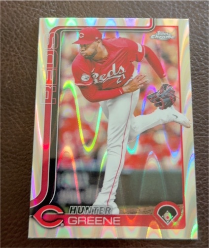 2025 Topps Chrome #91 Hunter Greene — front