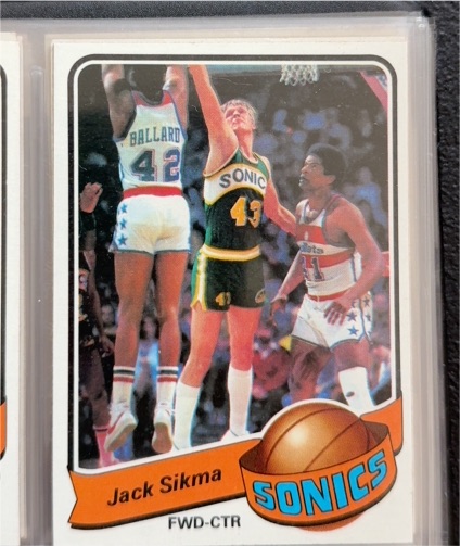 1979 Topps #66 Jack Sikma — front