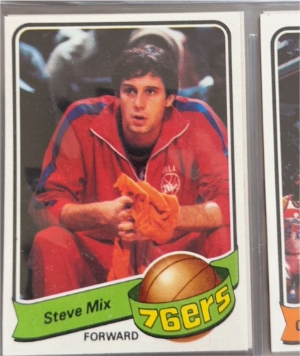 1979-80 Topps #115 Steve Mix Philadelphia 76ers — front