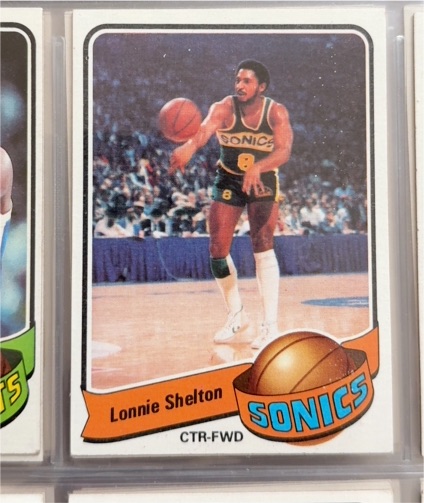 1979 Topps #83 Lonnie Shelton — front