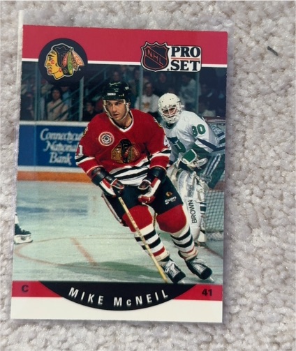 1990-91 Pro Set #600 Mike McNeil — front