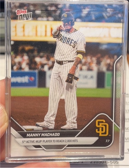 2025 Topps Now #397 Manny Machado — front