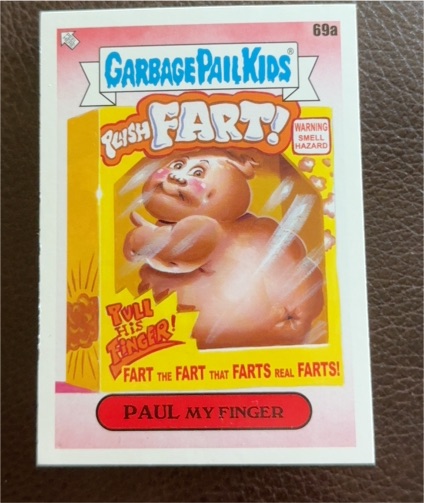 2024 Topps Garbage Pail Kids Kids at Play #69a Paul My Finger — front