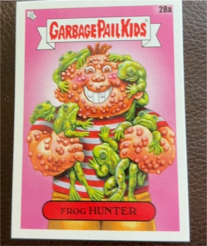 2024 Topps Garbage Pail Kids Kids At Play #28a Frog Hunter — front