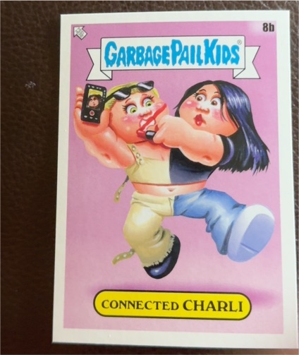 2024 Topps Garbage Pail Kids At Play #8b Connected Charli — front