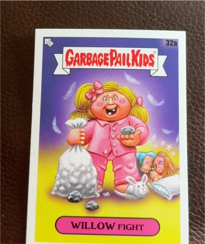 2024 Topps Garbage Pail Kids Kids At Play #32a Willow Fight — front