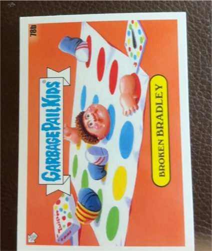 2024 Topps Garbage Pail Kids Kids at Play #78b Broken Bradley — front