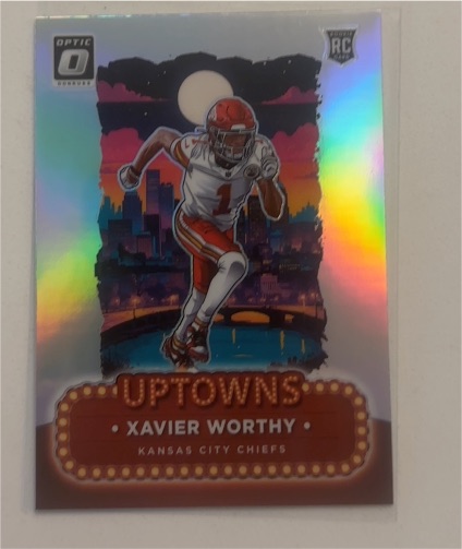 2024 Donruss Optic #7 Xavier Worthy Uptowns Rookie — front