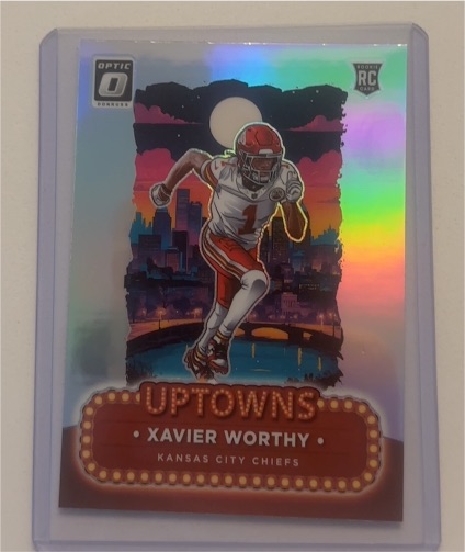 2024 Panini Donruss Optic Uptowns #7 Xavier Worthy — front