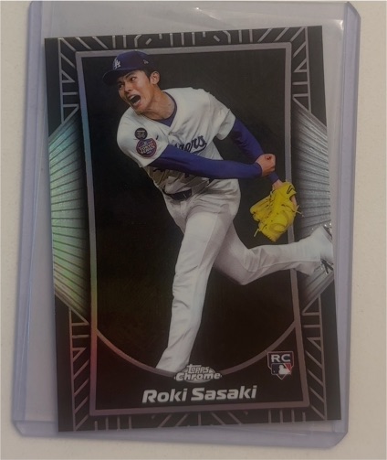 2025 Topps Chrome #SE-15 Roki Sasaki — front