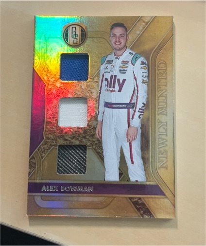 2023 Panini Chronicles Gold Standard Newly Minted #GS-AB Alex Bowman — front