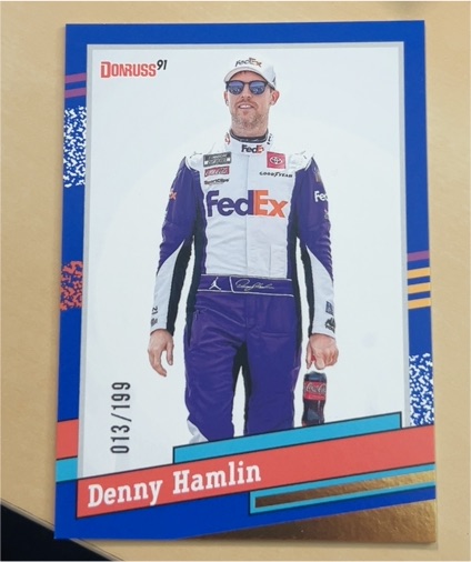 2024 Donruss #136 Denny Hamlin — front