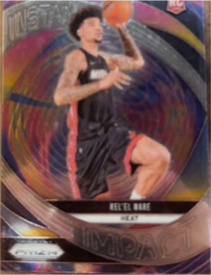 2024-25 Panini Prizm #16 Kel'el Ware Instant Impact — front