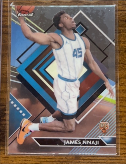 2023-24 Topps Finest #296 James Nnaji — front