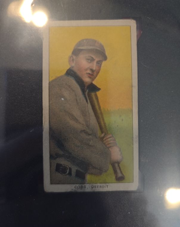 1909 T206 Piedmont #350 Ty Cobb Bat On Shoulder — front