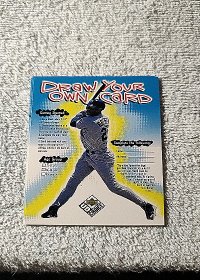 1999 Upper Deck UD Choice Draw Your Own Card #DY Ken Griffey Jr. — front