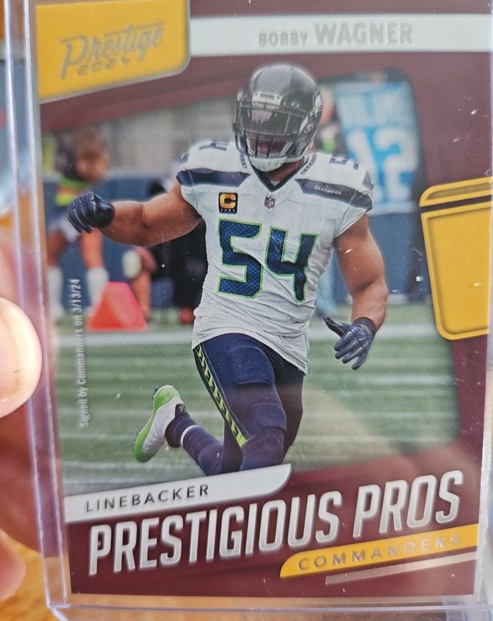 2024 Panini Prestige #PP-BWR Bobby Wagner Prestigious Pros — front