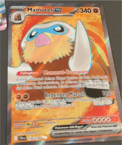 2025 Pokémon SV09: Journey Together #174 Mamoswine ex — front