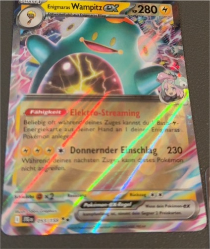 2025 Pokémon Journey Together #053 Wampitz ex — front