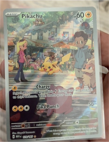 2023 Pokémon Scarlet & Violet 151 #173/165 Pikachu Illustration Rare — front