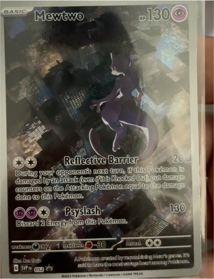 2023 Pokémon Scarlet & Violet Black Star Promo #052 Mewtwo — front