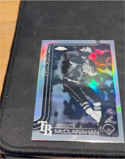 2025 Topps Chrome #298 Shane McClanahan Negative Refractor — front