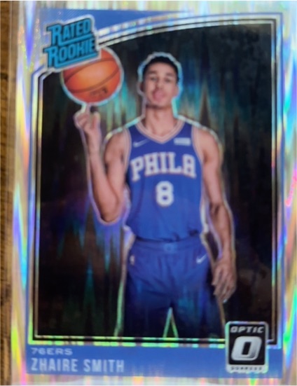 2018-19 Donruss Optic #154 Zhaire Smith — front