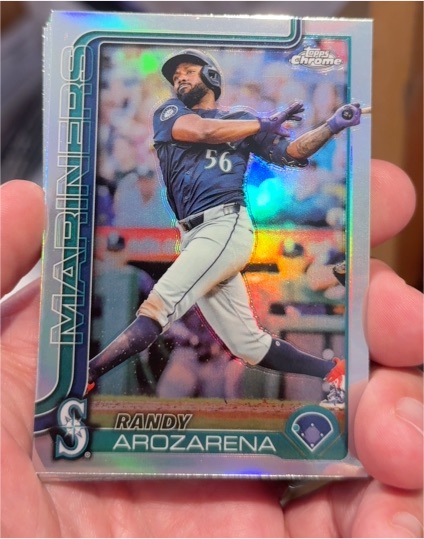 2025 Topps Chrome #164 Randy Arozarena — front