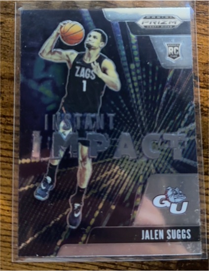 2021-22 Panini Prizm Draft Picks Instant Impact #3 Jalen Suggs — front