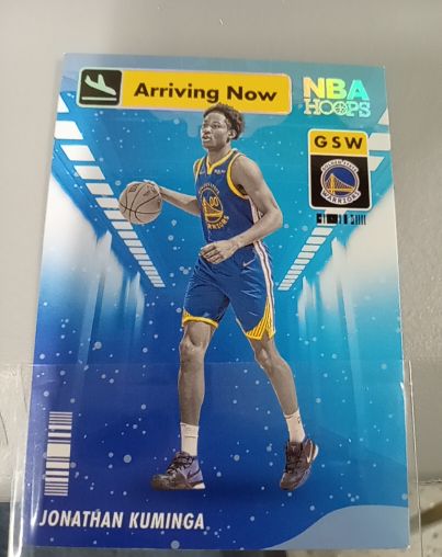 2021-22 Panini NBA Hoops Arriving Now #4 Jonathan Kuminga — front