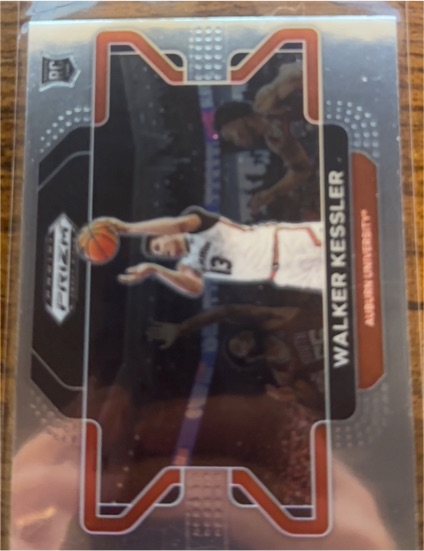 2022-23 Panini Prizm Draft Picks #83b Walker Kessler Rookie Auburn University — front
