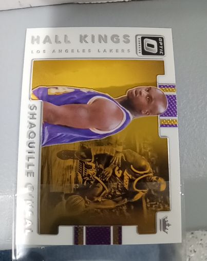 2017-18 Donruss Optic Hall Kings SP Shaquille O'Neal Los Angeles Lakers — front