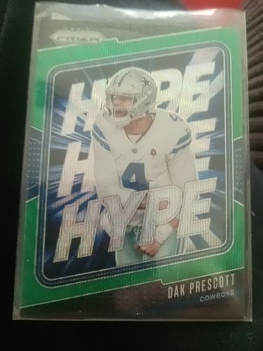 2024 Panini Prizm #1 Dak Prescott Hype Green Wave Prizm — front