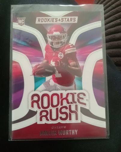 2024 Panini Rookies & Stars Rookie Rush #RR-XWY Xavier Worthy — front